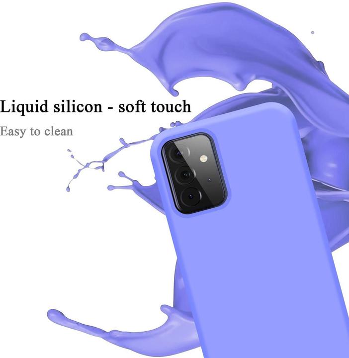 Actual product image Cadorabo TPU Liquid Silicone Case Cover (Samsung Galaxy A72)