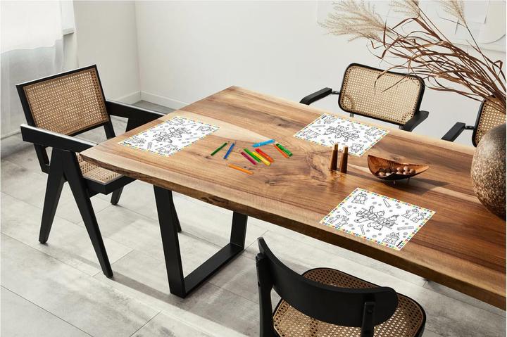 Productafbeelding Folat Buurman & Buurvrouw Placemats Kleurplaten, 6st.