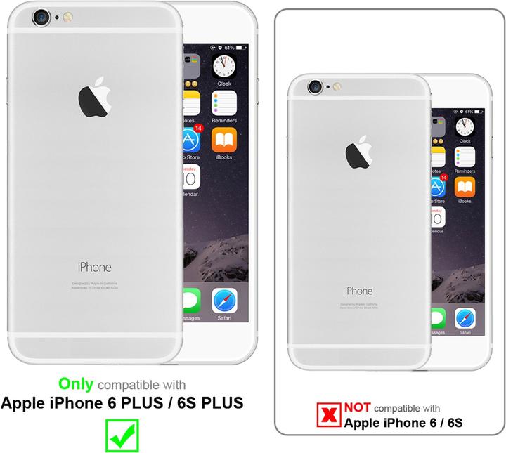 Produktbild Cadorabo Hülle für Apple iPhone 6 PLUS / 6S PLUS im TPU mit Kameraschutz LM130 Style (Apple iPhone 6 Plus)