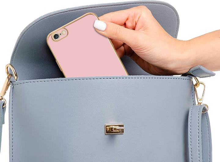 Productafbeelding Cadorabo Hoesje voor Apple iPhone 6 PLUS / 6S PLUS in TPU met camerabescherming LM130 Style (Apple iPhone 6 Plus)