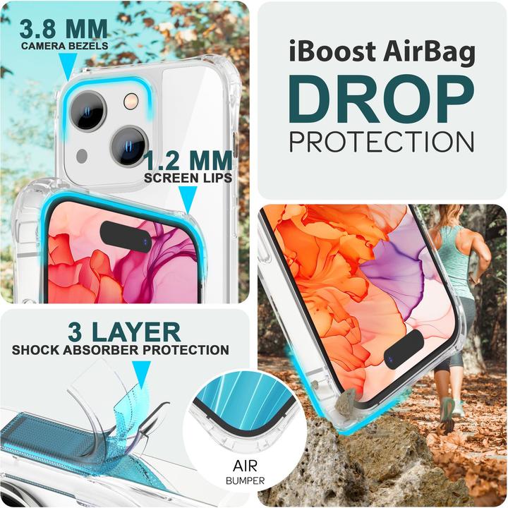 Image du produit Nalia Étui transparent avec chaîne à porter autour du cou