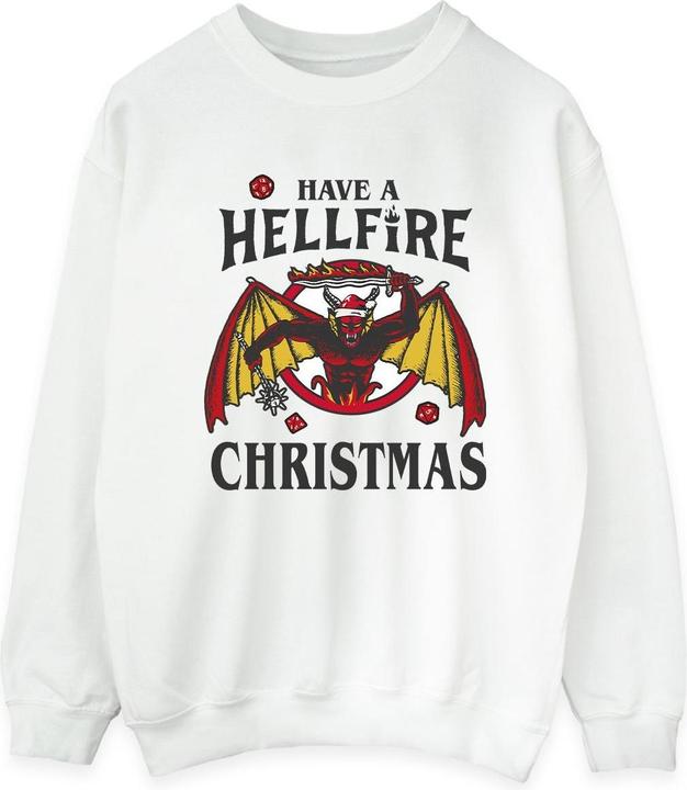 Produktbild Netflix Stranger Things Hellfire Christmas Sweatshirt (L)