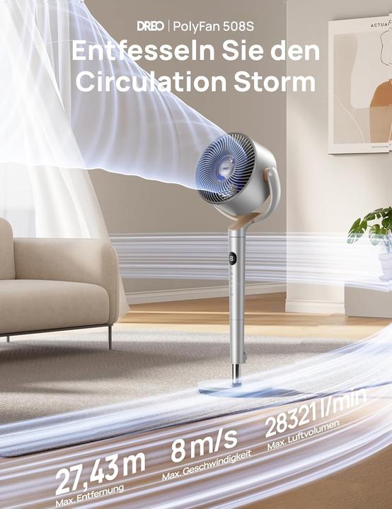 Image du produit Dreo Ventilateur sur pied Smart (20 dB)