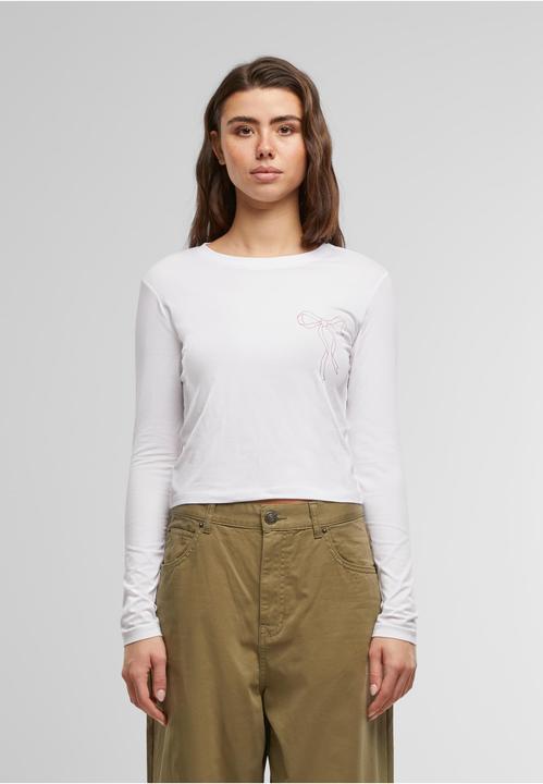 Actual product image Miss Tee Bow Oneliner Ladies Short Longsleeve - 182019 (XL)