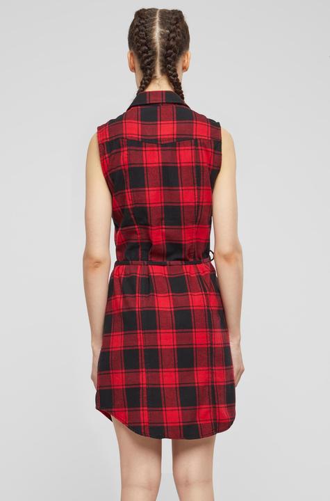 Actual product image Brandit Ladies Gracey Longshirt Top Size XXL Colour Red/Black (XXL)