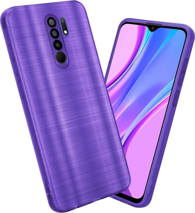 Immagine prodotto Cadorabo Custodia per Xiaomi RedMi 9 in TPU spazzolato con protezione per fotocamera LM160 Style (Xiaomi Redmi 9)