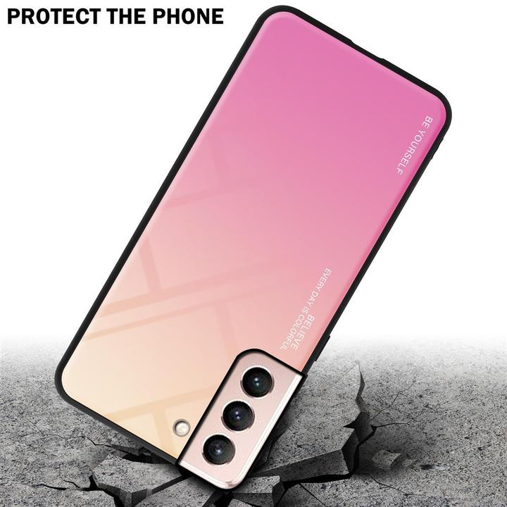 Actual product image Cadorabo TPU 2 colors glass cover (Samsung Galaxy S21 5G)