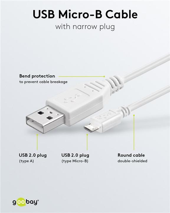 Immagine prodotto Goobay USB 2.0 Hi-Speed (0.60 m, USB 2.0)