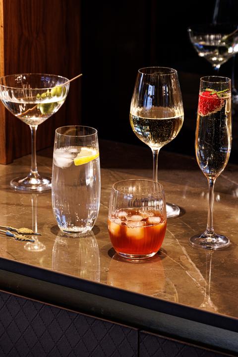 Image du produit Mikasa Treviso Crystal Highball Glasses, Set of 4, 400ml (0.40 l, 4 x)
