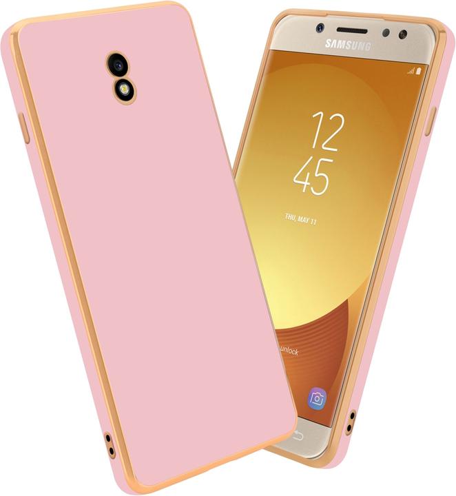 Actual product image Cadorabo Case for Samsung Galaxy J7 2017 in TPU with camera protection LM130 Style (Samsung Galaxy J7 2017)