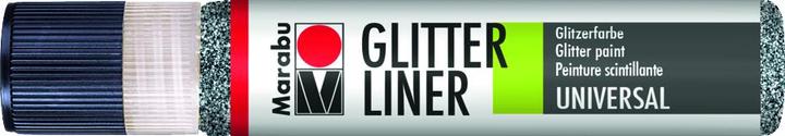 Actual product image Marabu Glitter Liner 25 ml graphite (Glitter graphite, 25 ml)