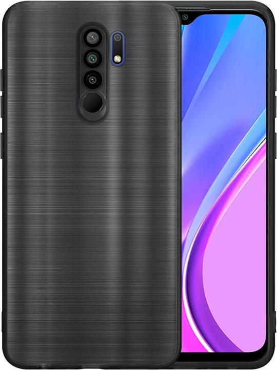 Actual product image Cadorabo Case for Xiaomi RedMi 9 in TPU Brushed Camera Protector LM160 Style (Xiaomi Redmi 9)
