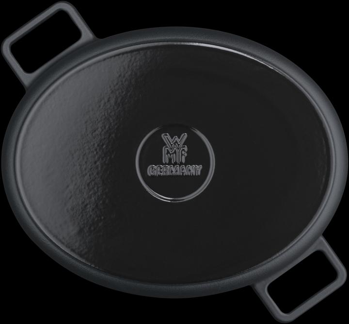 Actual product image WMF Flavour roasting pan oval, 33 x 26 cm, Black (33 cm, Casserole + Stewpot, Cast iron)