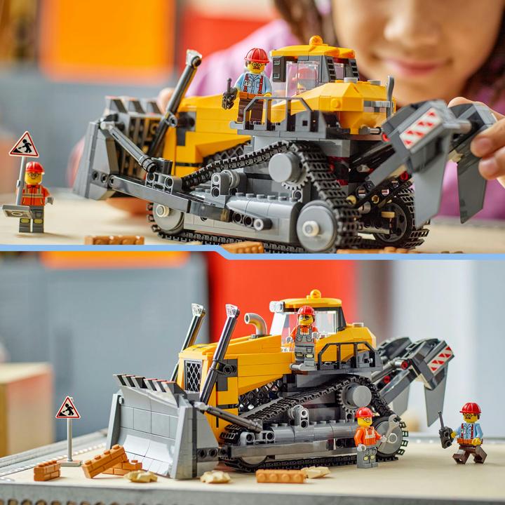 Actual product image LEGO Gelber Bulldozer mit Frontlader (60466, LEGO City)