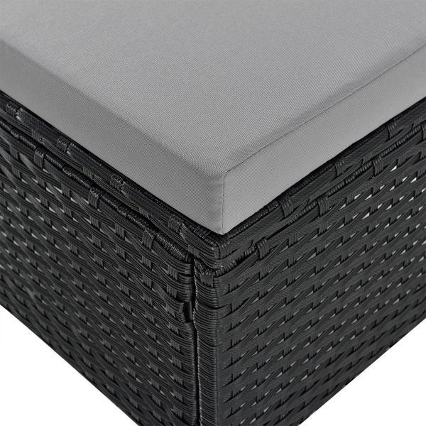 Image du produit Juskys Lounge Manacor Poly rotin
