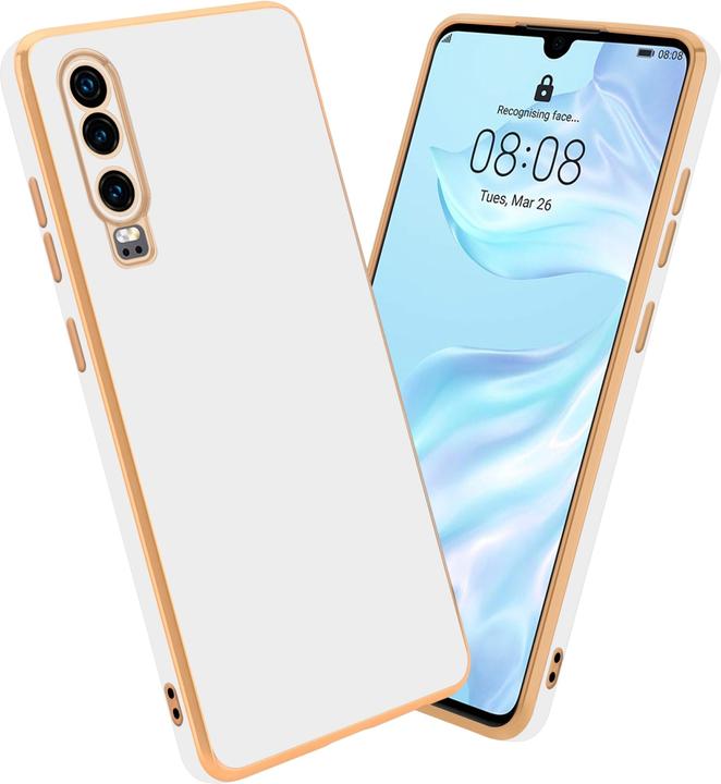 Actual product image Cadorabo Case for Huawei P30 in TPU with camera protection LM130 Style (Huawei P30)