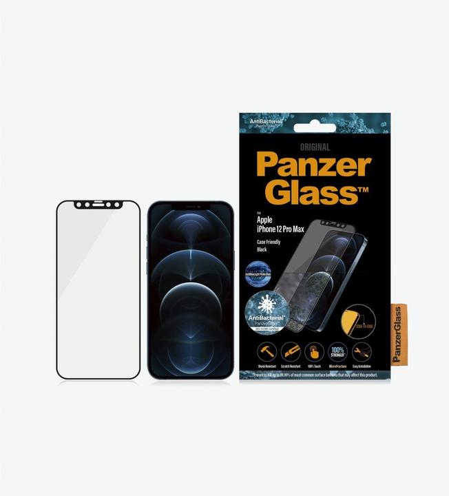 Image du produit PanzerGlass Case Friendly Black AB ABL (1 pièce(s), Apple iPhone 12 Pro Max)