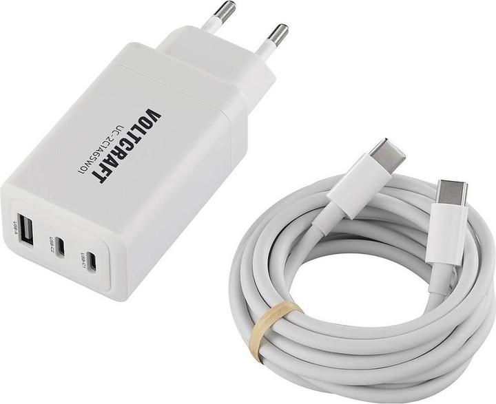 Image du produit Voltcraft UC-2C1A65W01 USB-Ladegerät 65 W Steckdose, Innenbereich Ausgangsstrom (65 W)