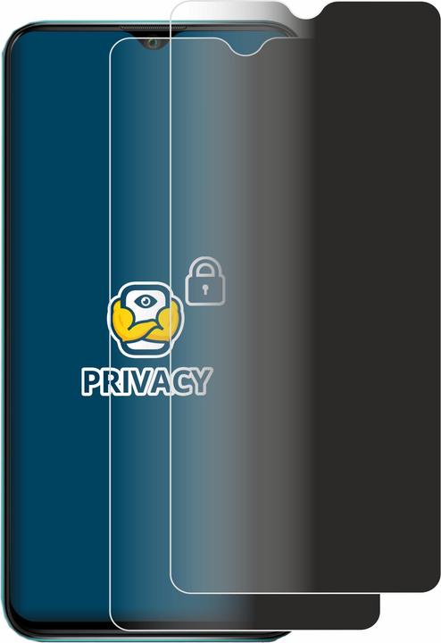 Productafbeelding BROTECT Sichtschutzfolie Anti-Spy Privacy Folie Blaulicht-Schutz (2 Stuk, Wiko Power U20)
