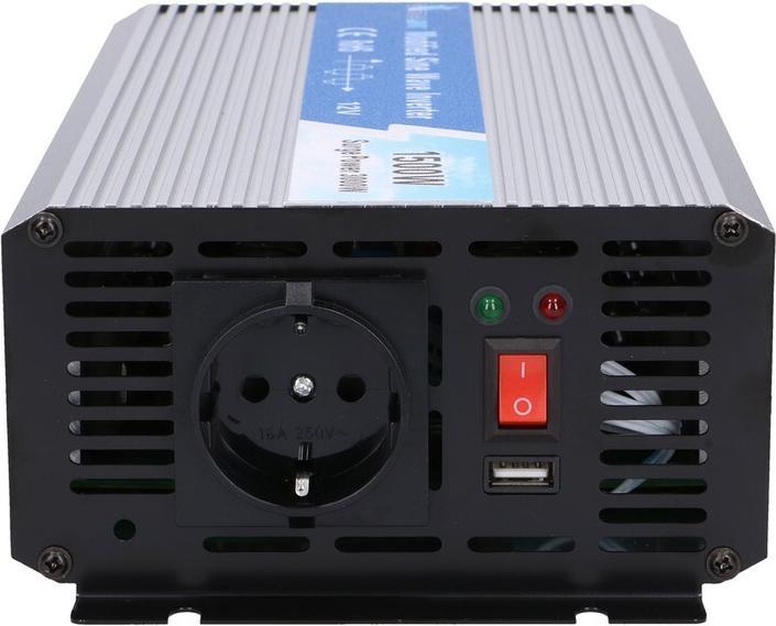 Produktbild Extralink VOLTAGE CONVERTER 12V - 230V, 1500W, MODIFIED SINUS OPIM-1500W