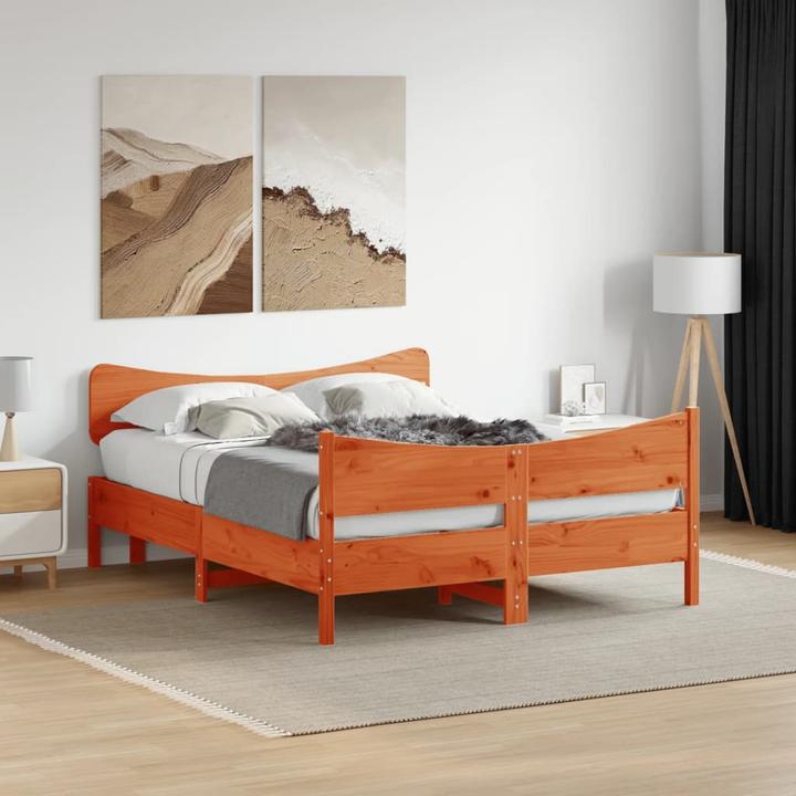 Immagine prodotto VidaXL Letto con testiera in pino (140 x 200 cm)