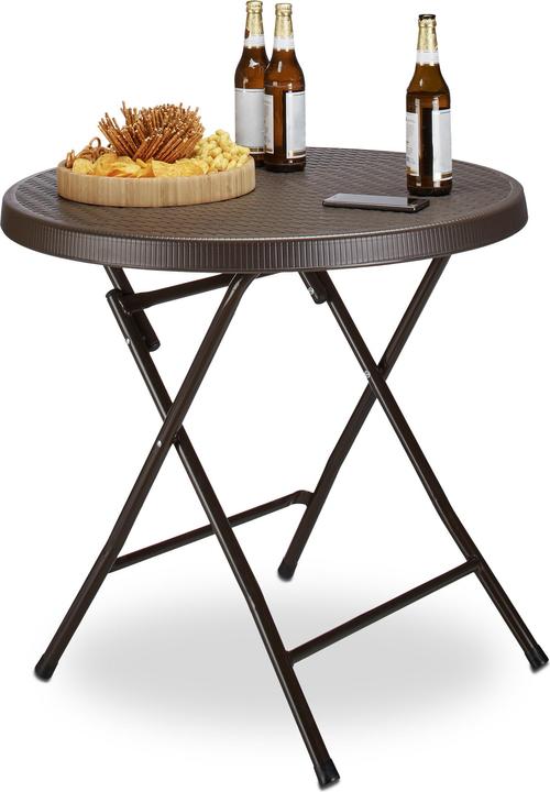 Actual product image Relaxdays garden table (80 cm)