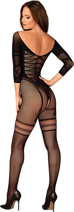 Actual product image Obsessive Mesh Catsuit - Black (S, M, M/L)