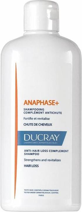 Ducray Anaphase+ Shampoo ergänzend bei Haarausfall, 400 ml Shampoo (400 ml, Flüssiges Shampoo)
