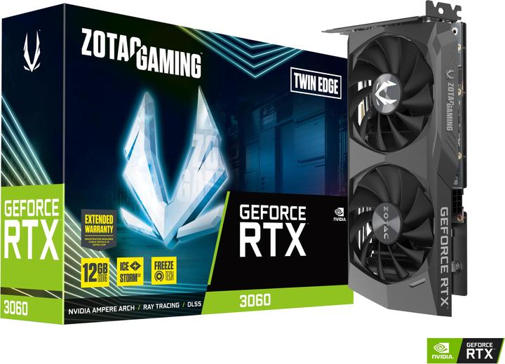 Image du produit Zotac GAMING GeForce RTX 3060 Twin Edge (12 Go)