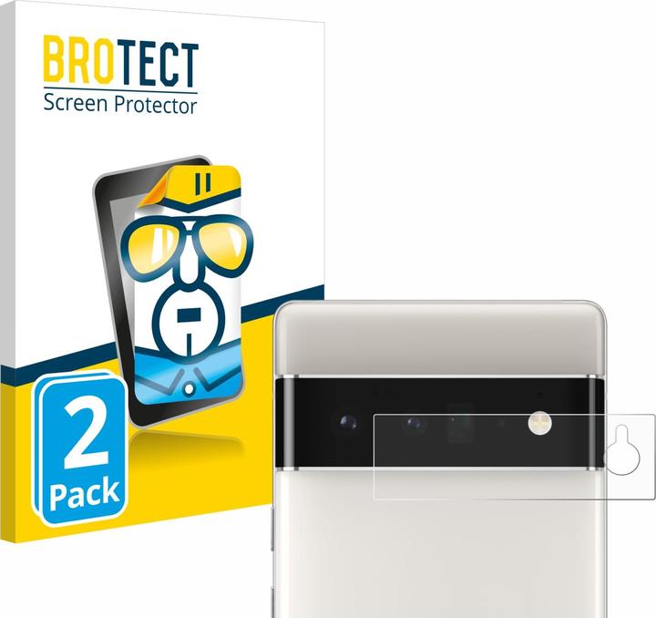 Produktbild BROTECT Schutzfolie Displayschutz Klar (2 Stück, Google Pixel 6 Pro)