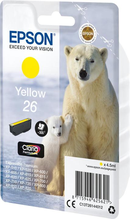 Image du produit Epson 26 Claria Premium (Y)
