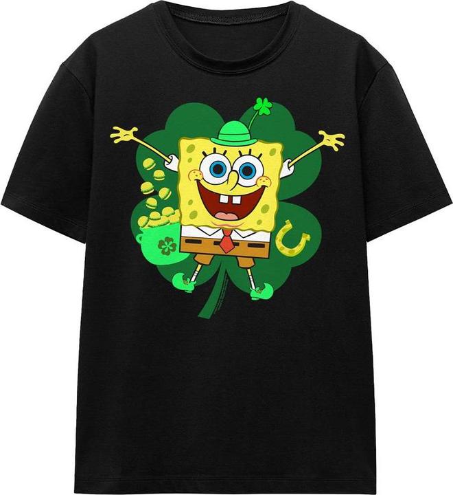 Produktbild Spongebob Squarepants Spongey TShirt St PatricksTag (XL)