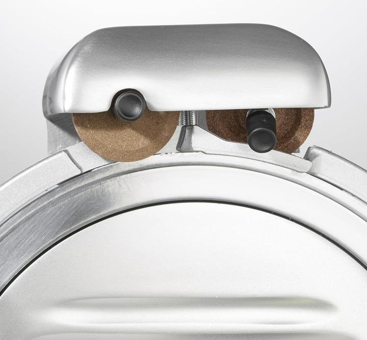 Actual product image Mailmedia Gastro Schneidemaschine mit Sicherheitsabschaltung, Schnittstärke 1-15 mm