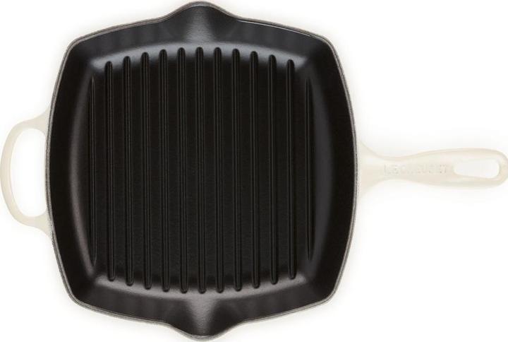 Immagine prodotto Le Creuset Padella per griglia Firma Ø 26cm, quadrata (26 cm, Padella per friggere, Ghisa, Smalto)