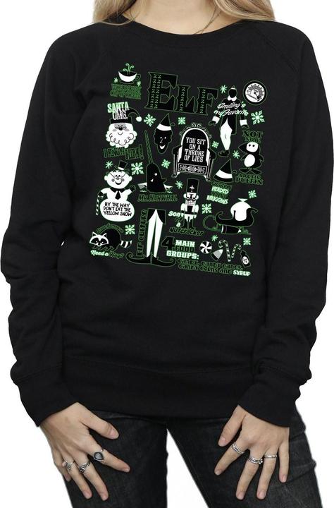 Produktbild Elf Infographic Poster Sweatshirt (XXL)