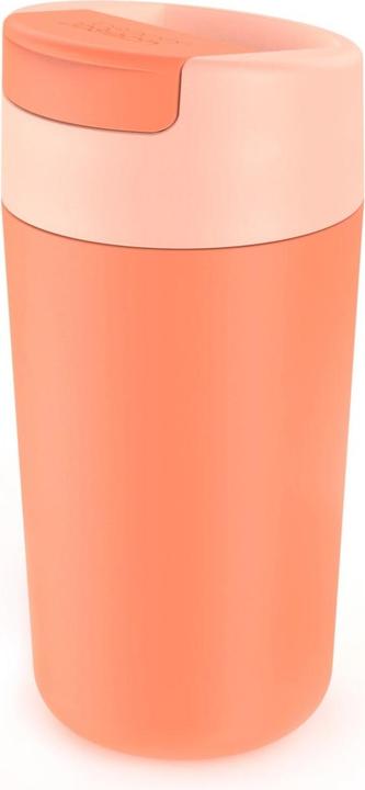 Joseph Joseph Sipp Reisebecher mit Klappdeckel 454 ml 16 fl. oz Koralle (0.45 l)