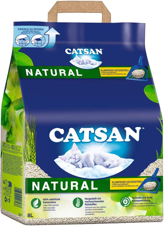 Image du produit Catsan Natural (Agglomérant, Biodégradable, Neutralisant, 4.68 kg)