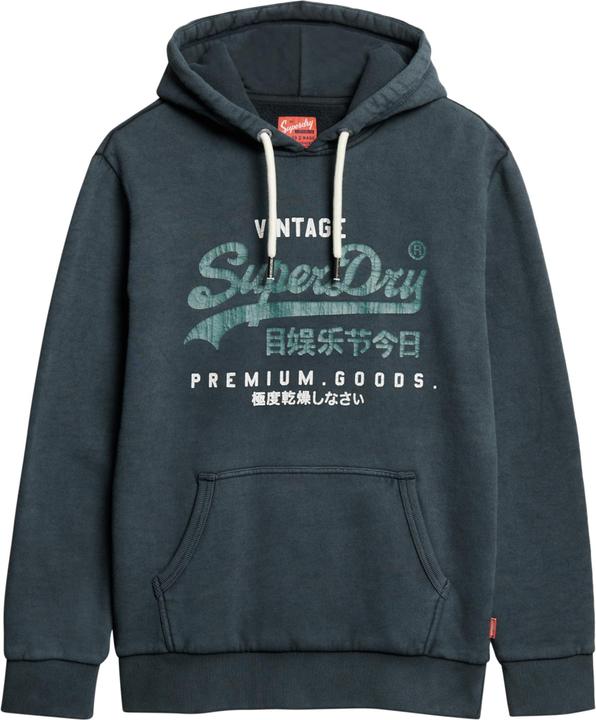 Superdry Sweatshirt Casual Bequem sitzend Duo Vintage Logo Hoodie (M)