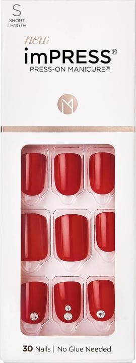 KISS Kunstnägel-Set Kill Heals 30 Stück (Kunstnägel, Rot)