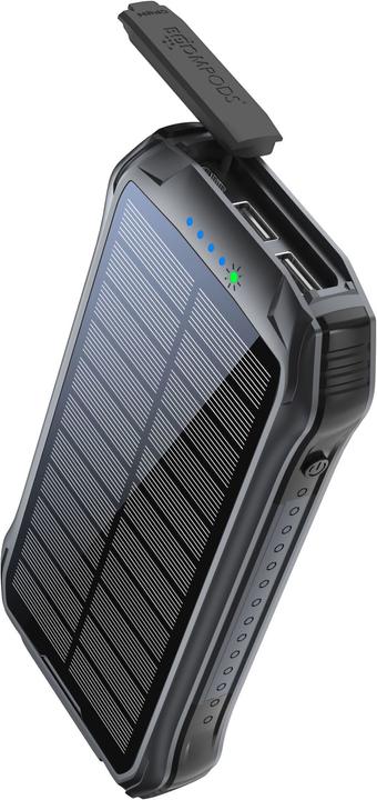 Boompods Neutron Solar Powerbank 10.000mAh schwarz (10000 mAh, 37 Wh)