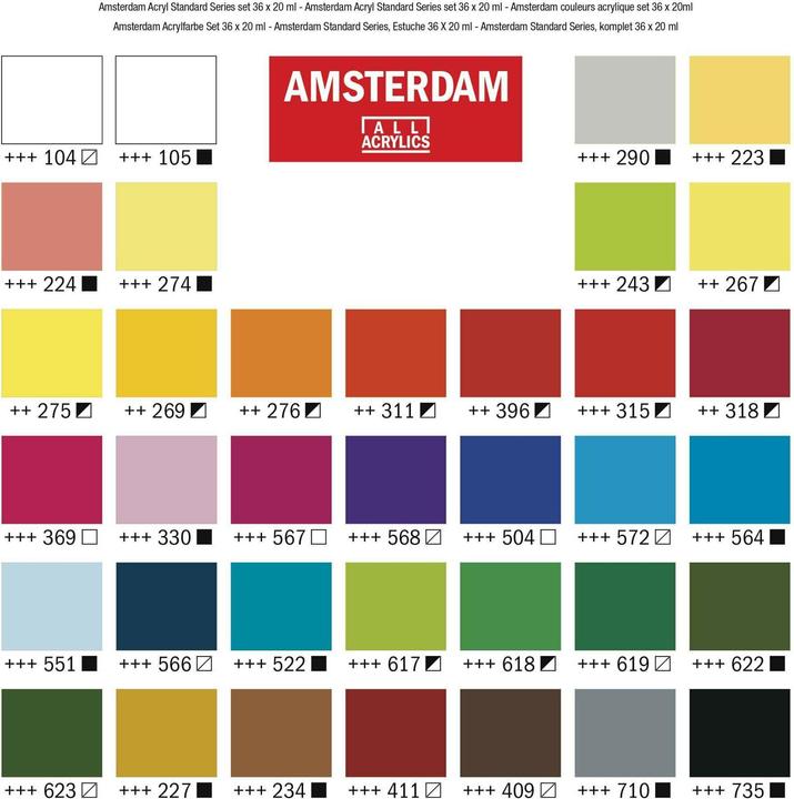 Image du produit Amsterdam kit de démarrage (Multicolore, 720 ml)