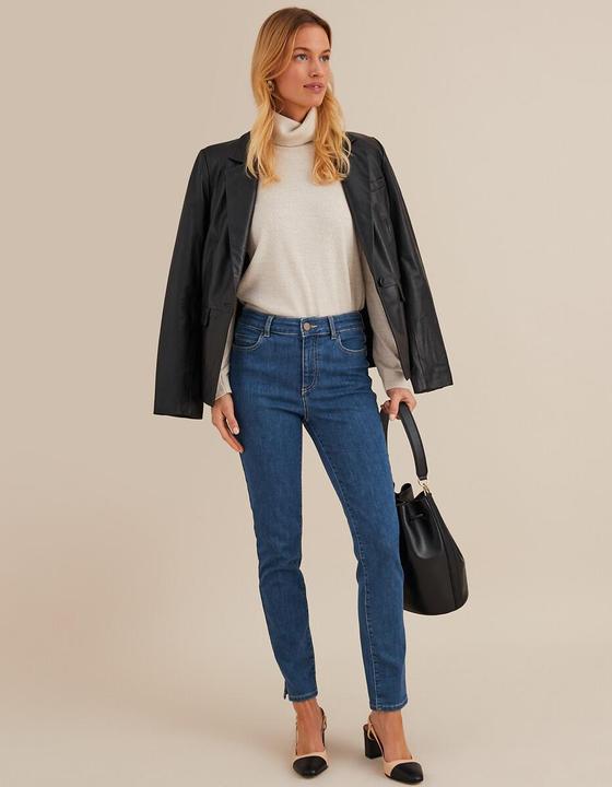 Immagine prodotto Anne Weyburn Blazer in vita in pelle di agnello (42)