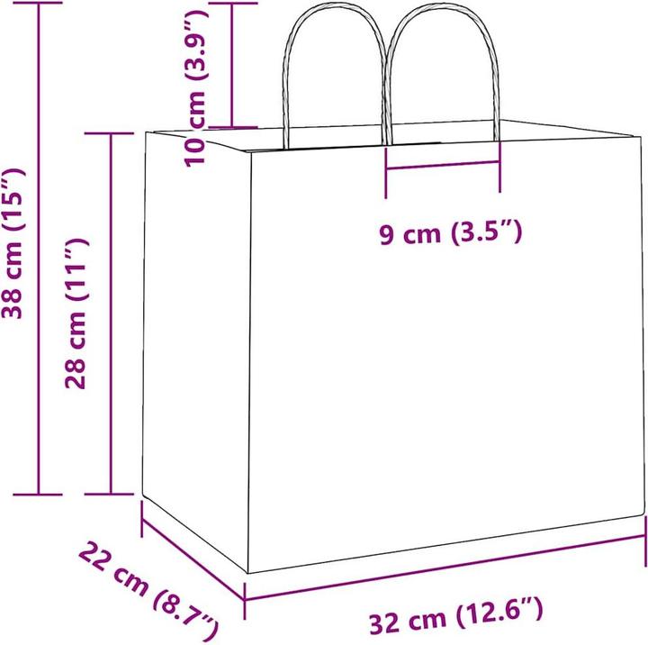 Produktbild VidaXL Marijo (Geschenktüte, 250 x)