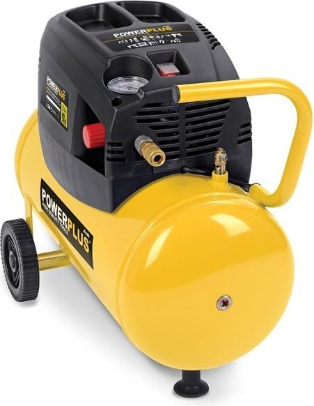 Immagine prodotto Powerplus Compressore 1100W 24L senza olio (8 bar, 24 l)