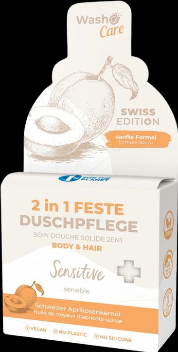 Produktbild Washo Swiss Edition 2in1 Body & Hair Sensitive (200 ml)