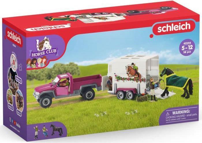 Produktbild Schleich Pick-up mit Pferdeanhänger