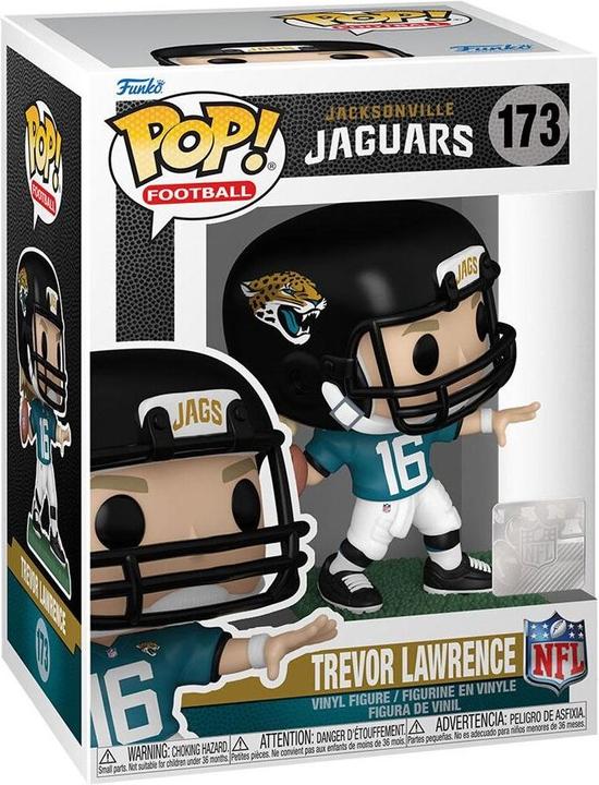 Actual product image Funko NFL-POP! Sports Vinyl Figure Jaguars - Trevor Lawrence 9 cm