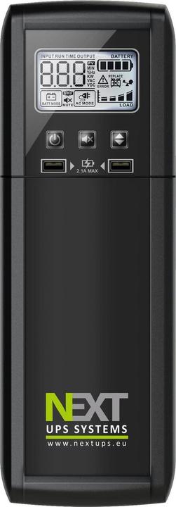 Produktbild Next Mint+ 1000 - UPS - 220/230/240 Volt wisselstroom V - 600 Watt - 1000 VA - 9 ampre-uur - USB - Belgi (1000 VA, 600 W)