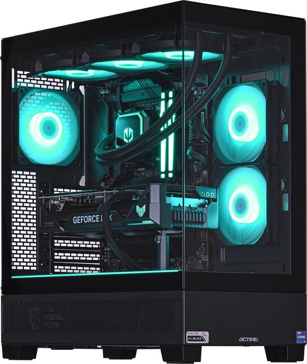 Produktbild Actina 5901443406235 PC AMD Ryzen™ 7 9800X3D 32 GB DDR5-SDRAM 1 TB SSD NVIDIA GeForce RTX 4070 Ti Su (AMD Ryzen 7 9800X3D, 32 GB, 1000 GB, GeForce RTX 4070 Ti Super)