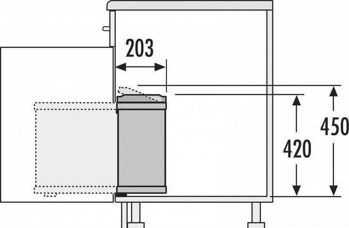 Immagine prodotto Hailo Cestino per rifiuti 3418101 (18 l)